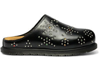 Dr. Martens San Leather Studded Mules Black Analine