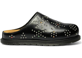 Dr. Martens San Leather Studded Mules Black Analine
