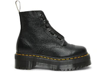 Dr. Martens Sinclair Leather Platform Boots Black Milled Nappa (Women's)