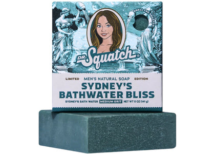 Dr.Squatch Sydney's Bathwater Bliss Limited Edition Natural Soap - authentic Dr.Squatch product