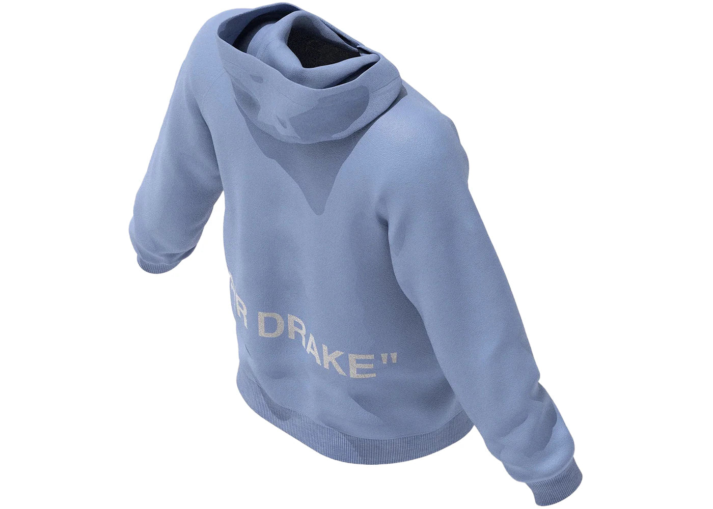 Drake Air Drake Quotes Hoodie Hellblau - vue secondaire A
