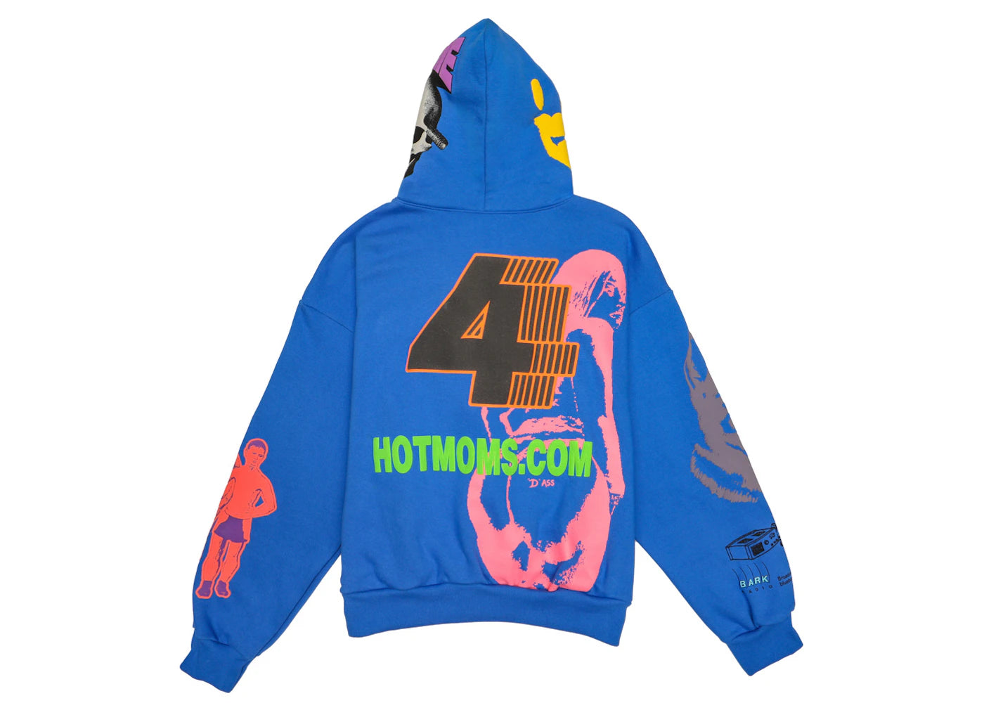 Drake FATD For All The Dogs Hoodie Blue - vue secondaire A
