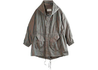 Dries Van Noten Changeant Overdye Jacket Sky