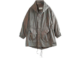Dries Van Noten Changeant Overdye Jacket Sky
