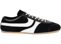 Dries Van Noten Leather Sneakers Black White
