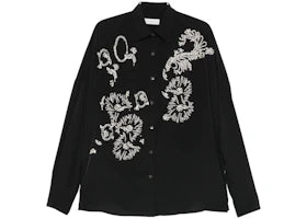 Dries Van Noten Lightweight Stretch Shirt Black - vue 360