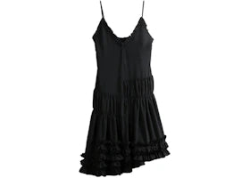 Dries Van Noten Women's Lightweight Stretch Dress Black - vue 360
