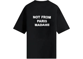 Drole de Monsieur Basic Le Slogan T-shirt Black - vue 360