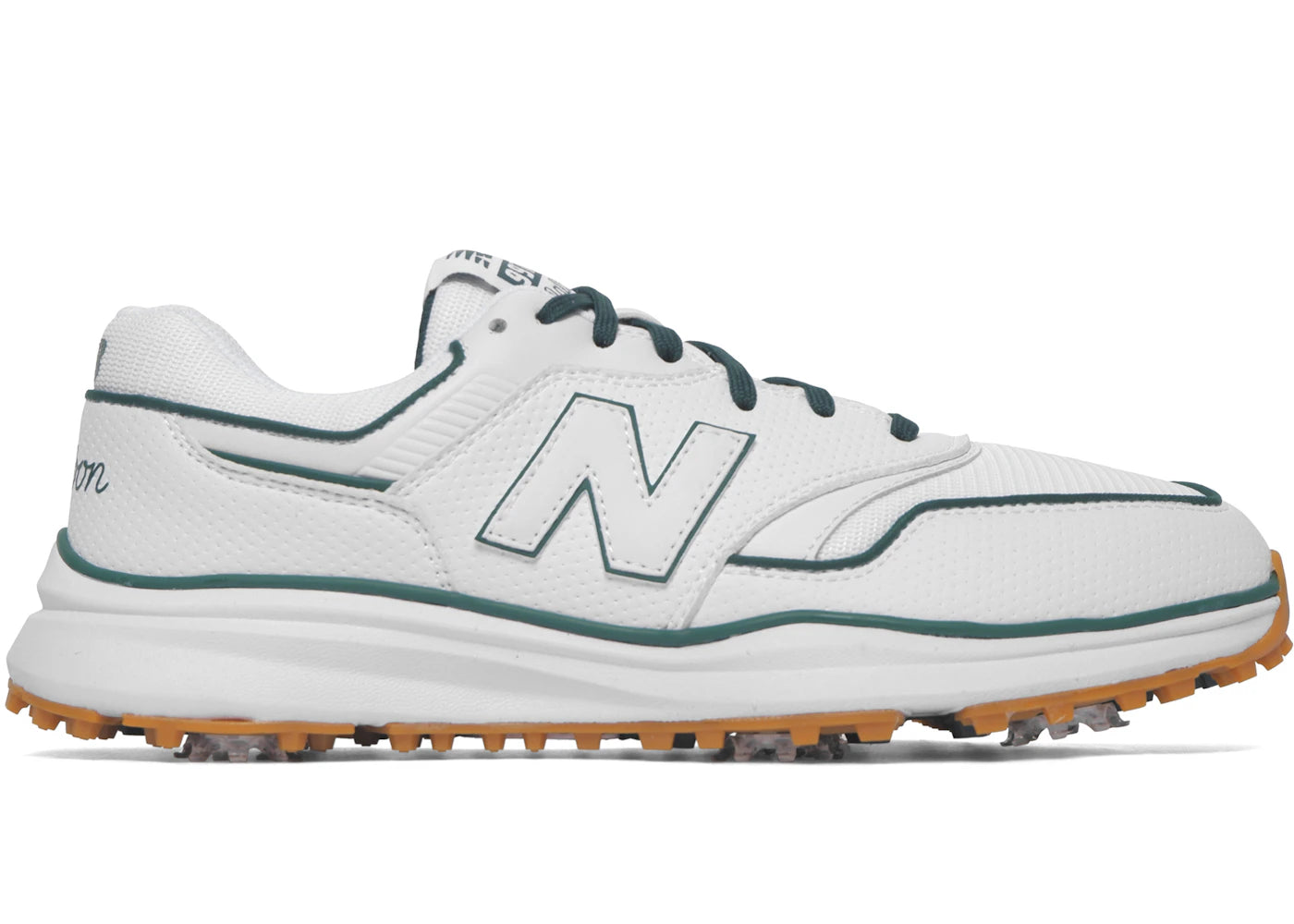New Balance 997G Malbon Golf White/Green - vue 360