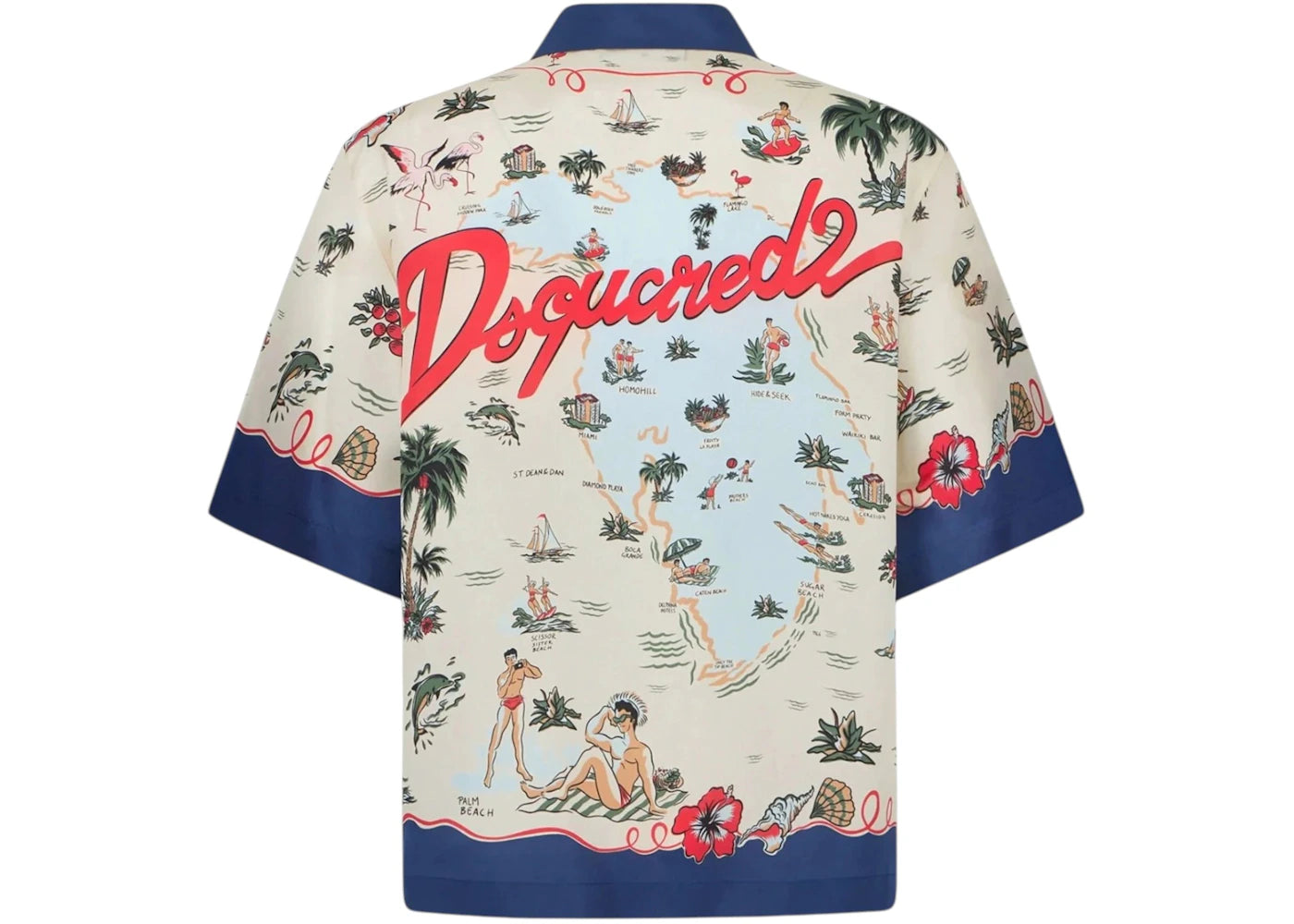 Dsquared2 Aloha Shirt Multicolor - vue secondaire B