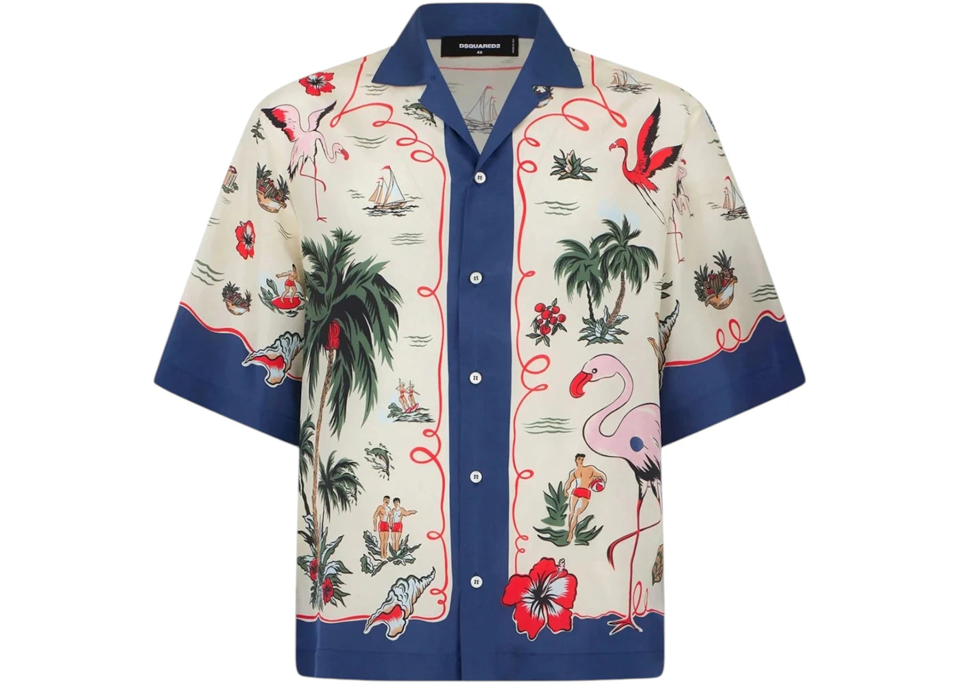 Dsquared2 Aloha Shirt Multicolor - vue secondaire A