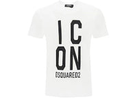 Dsquared2 Bold Icon Logo Cool Fit T-Shirt White