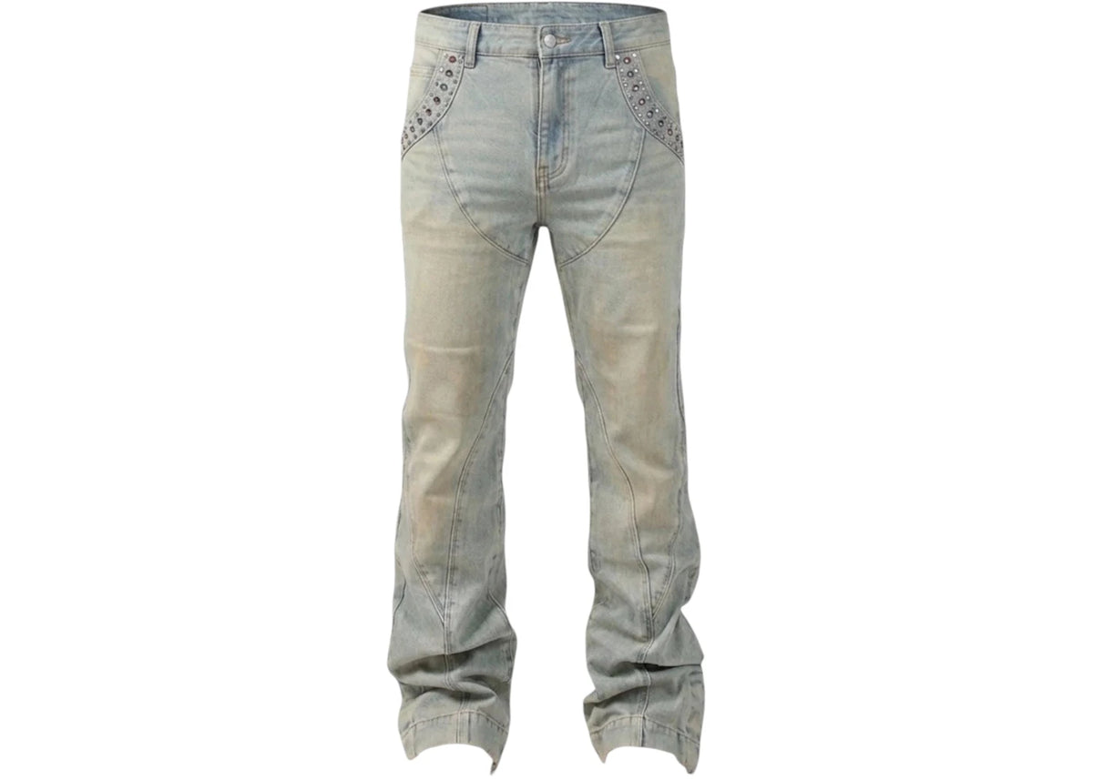 DUAA Rare Blue Denim Jeans Blue - vue 360