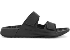 Ecco Cozmo Leather Two-Strap Sandal Black (Women's)