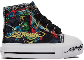 Ed Hardy Dragon Tattoo Hi Black Multicolor (TD) - vue 360