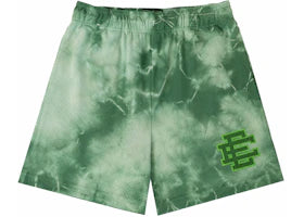 Eric Emanuel EE Basic Short Green Tie Dye - vue 360