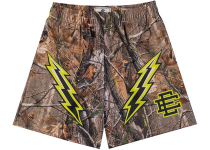 Eric Emanuel EE Basic Short Tree Camo/Black/Lime Bolt - authentic Eric Emanuel product