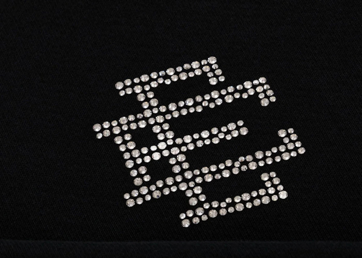 Eric Emanuel EE Basic Swarovski Hoodie Black - vue secondaire B