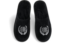 Eric Emanuel EE House Slippers Black White
