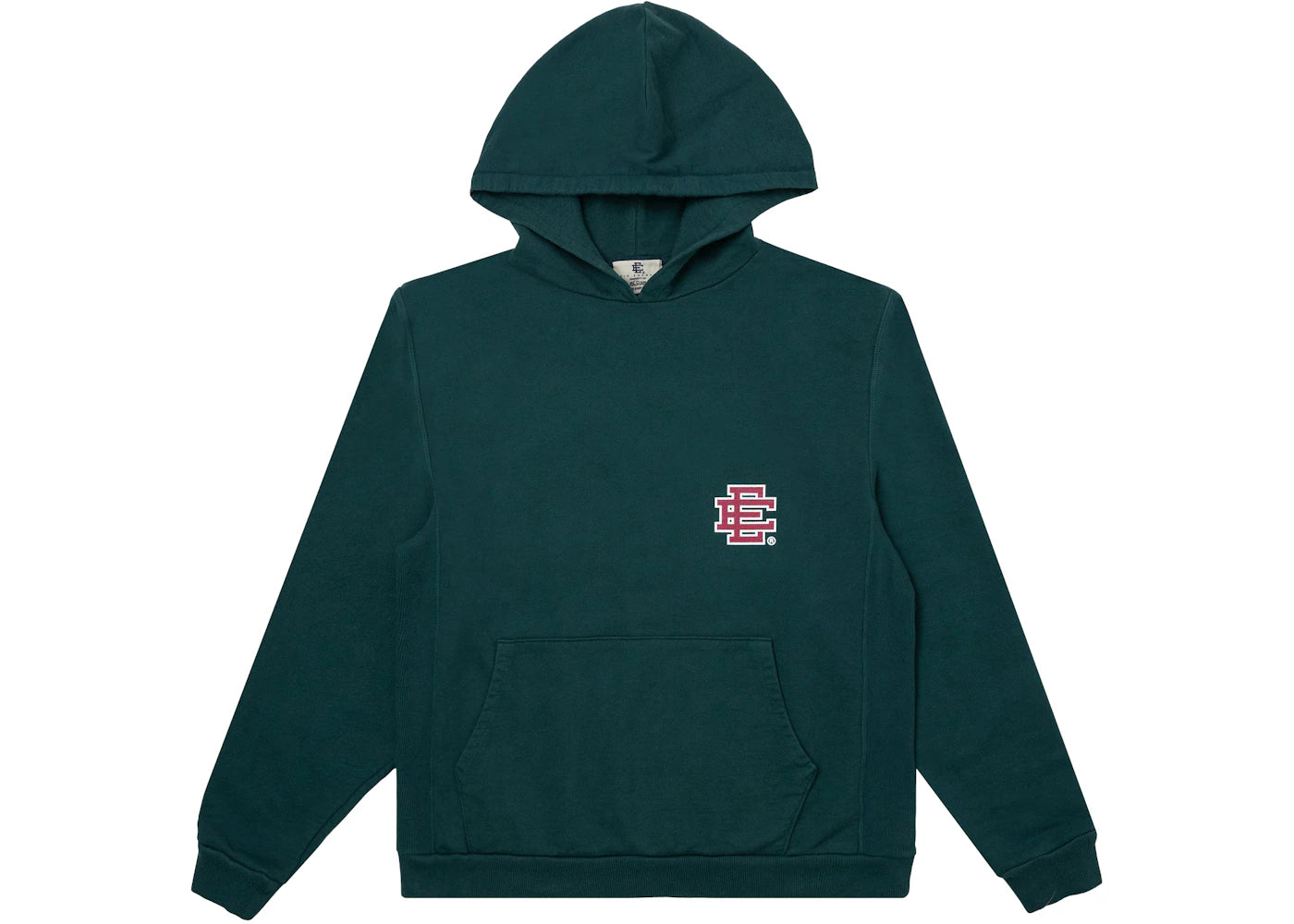 Eric Emanuel EE Lightweight V2 Hoodie Forest Green - vue secondaire A