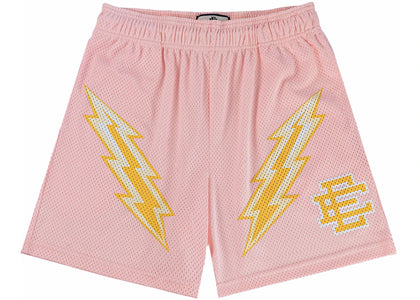 Eric Emanuel EE Short Rose Quartz/Yellow Bolt - authentic Eric Emanuel product