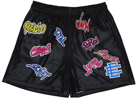 Eric Emanuel x Matty Boy EE Shorts Black/Blue - authentic Eric Emanuel apparel