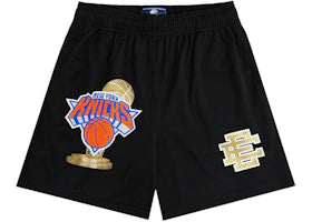 Eric Emanuel x New York Knicks Champ Shorts Black/Gold - authentic Eric Emanuel apparel