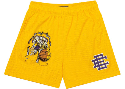 Eric Emanuel x Warren Lotas Basic Short Yellow - product view 2