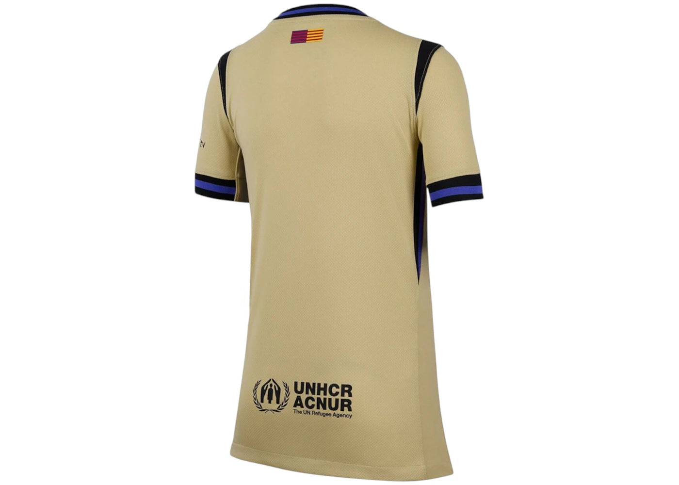 FC Barcelona x Kobe Bryant Kids 2025/26 Stadium Away Replica Jersey Team Gold/Team Gold/Persian - vue secondaire A