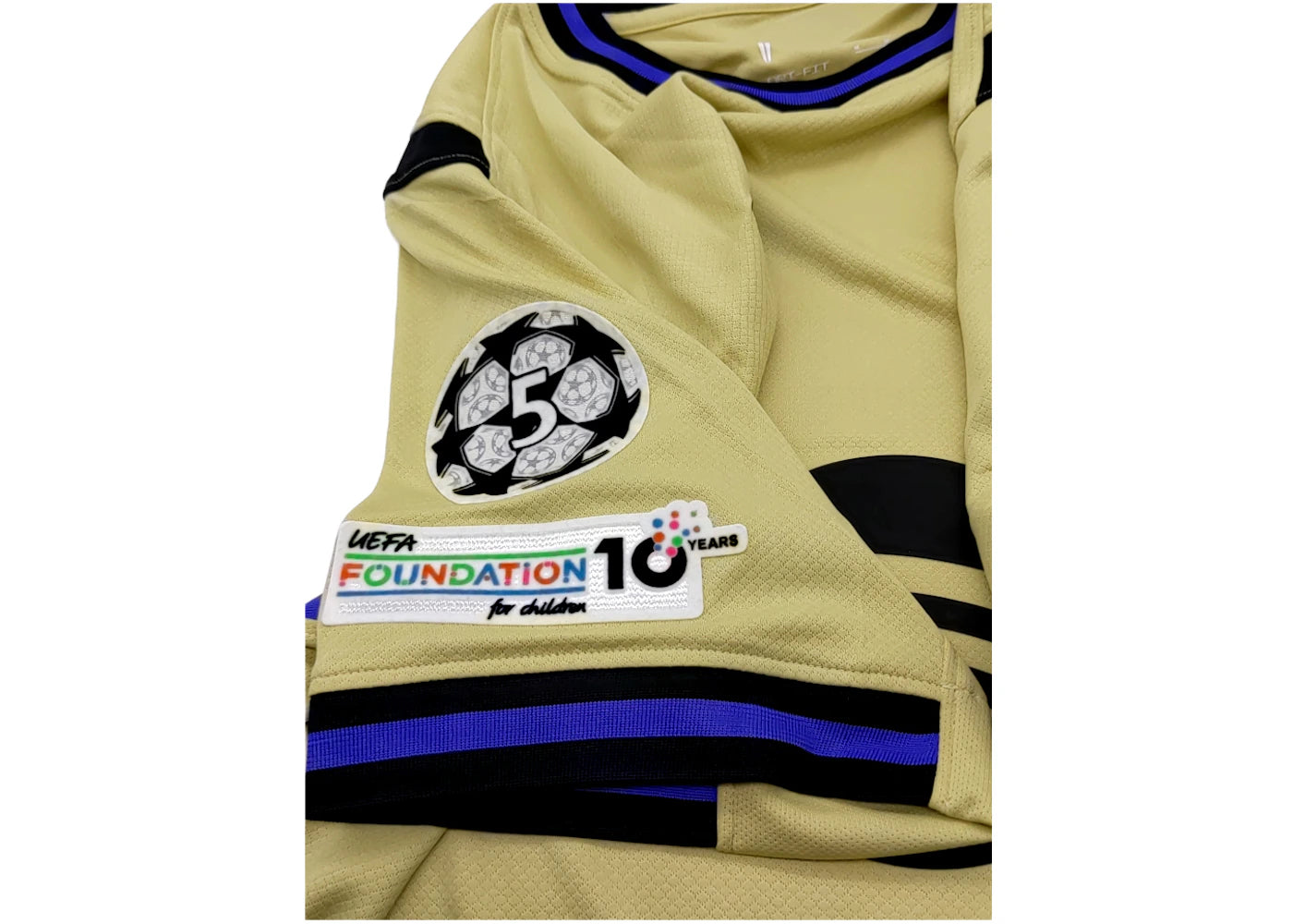 FC Barcelona x Kobe Bryant UCL Stadium Replica Away 2025/26 Jersey Yellow - vue secondaire B