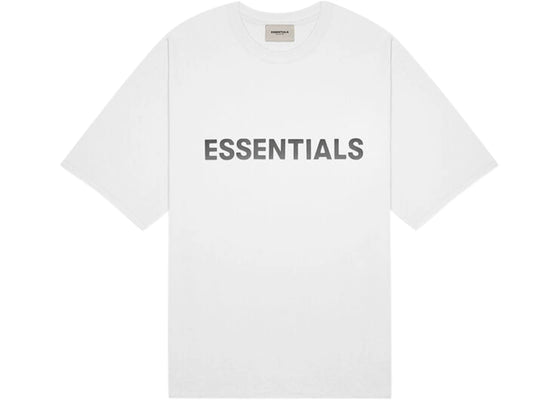 Fear of God Essentials 3D Silicon Applique Boxy T-Shirt White sneakers - authentic Fear of God shoes