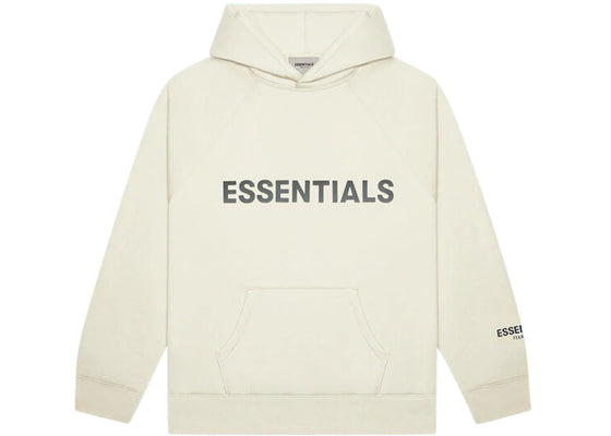 Fear of God Essentials Pullover Hoodie Applique Logo Buttercream sneakers - authentic Fear of God shoes