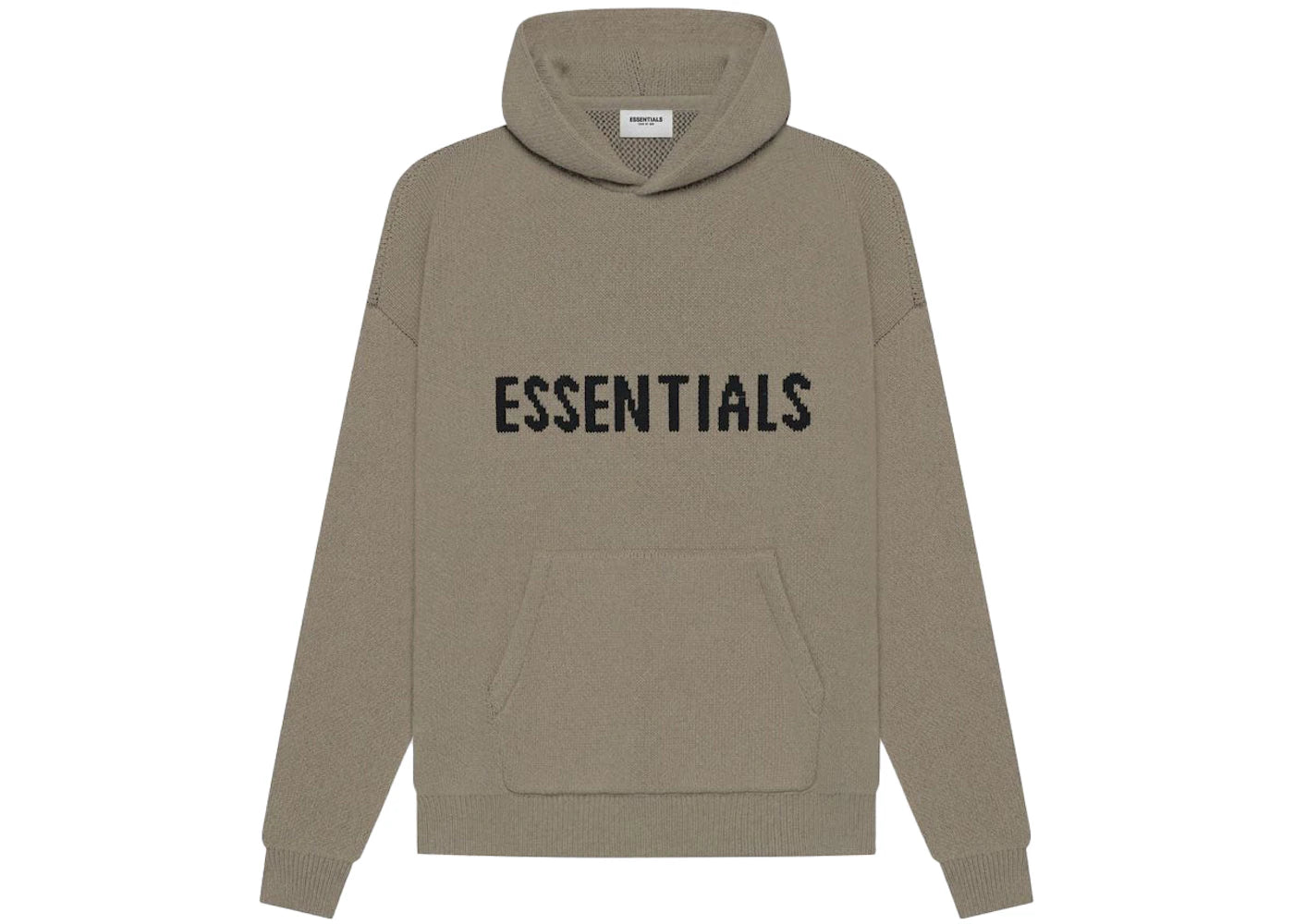 Fear of God Essentials Knit Pullover Hoodie (SS21) Taupe
