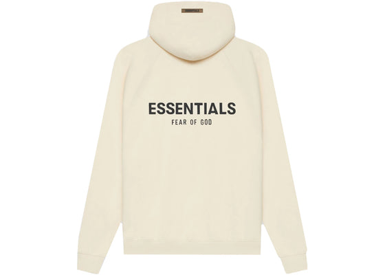 Fear of God Essentials Pull-Over Hoodie (SS21) Cream/Buttercream sneakers - authentic Fear of God shoes