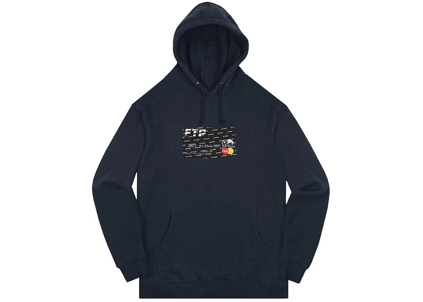 FTP Debit Pullover Navy - vue secondaire A