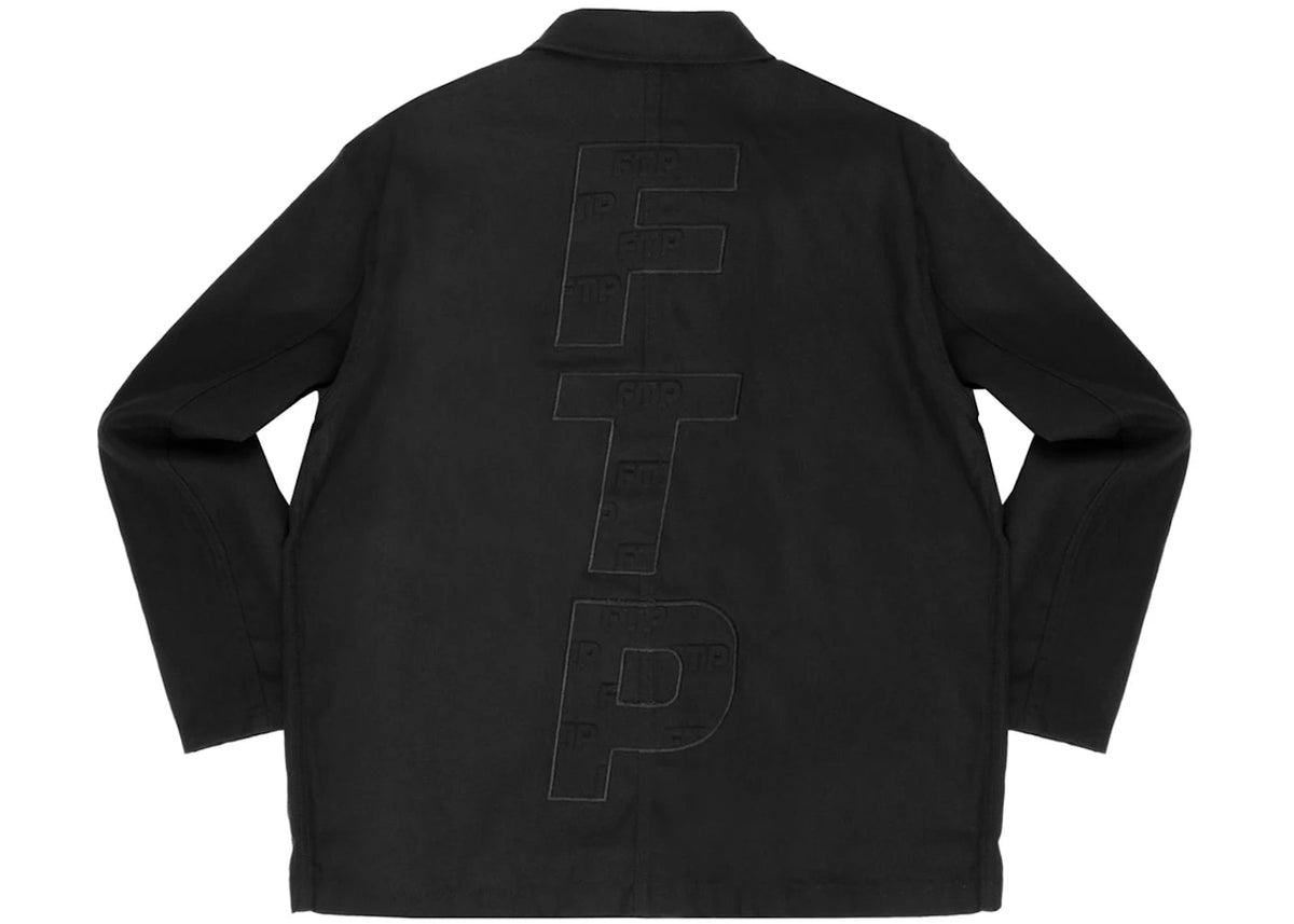 FTP Embossed Logo Work Jacket Black - vue secondaire A