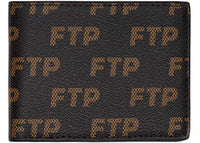 FTP Logo Repete Wallet Brown