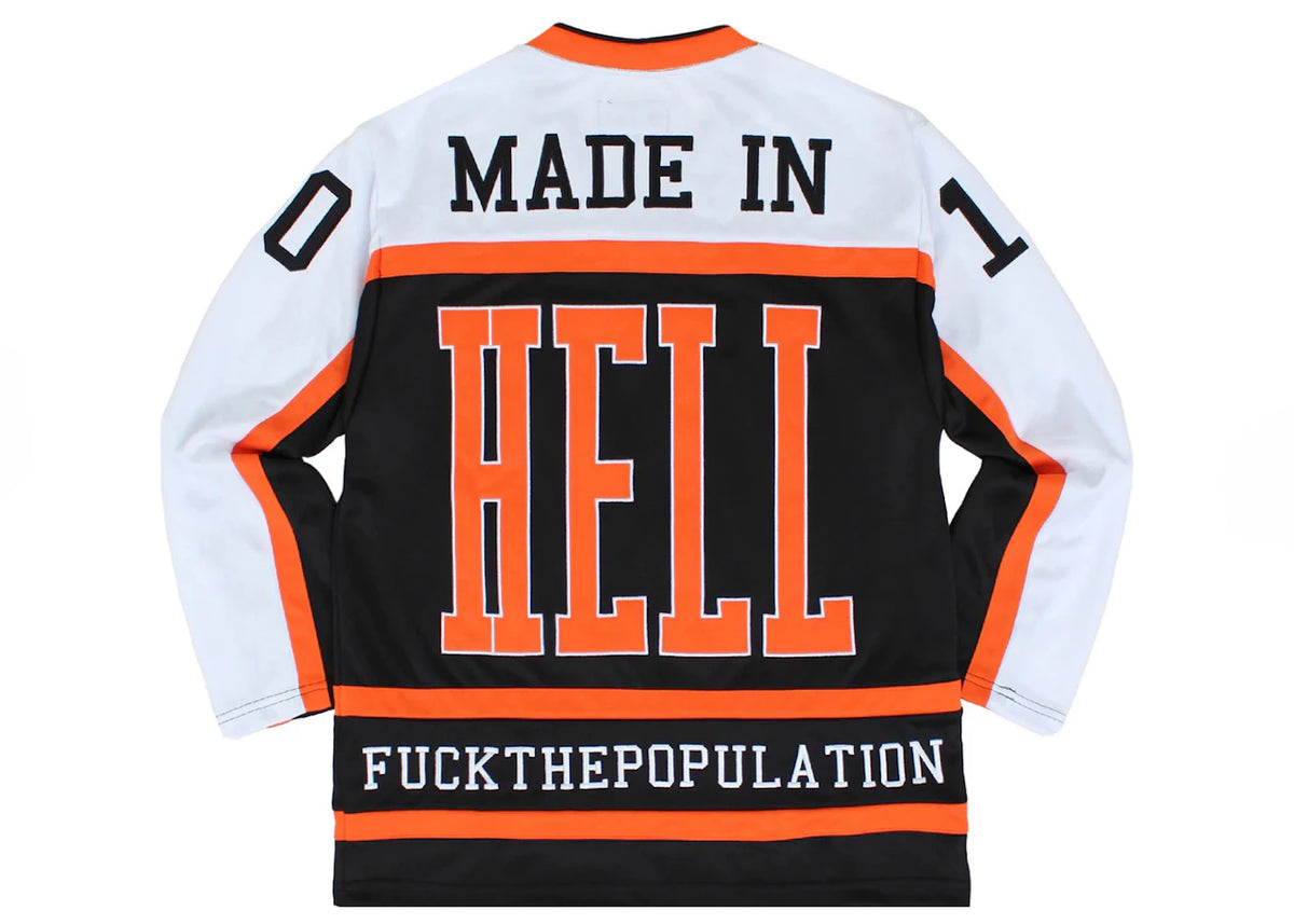 FTP Made In Hell Hockey Jersey Black - vue secondaire B