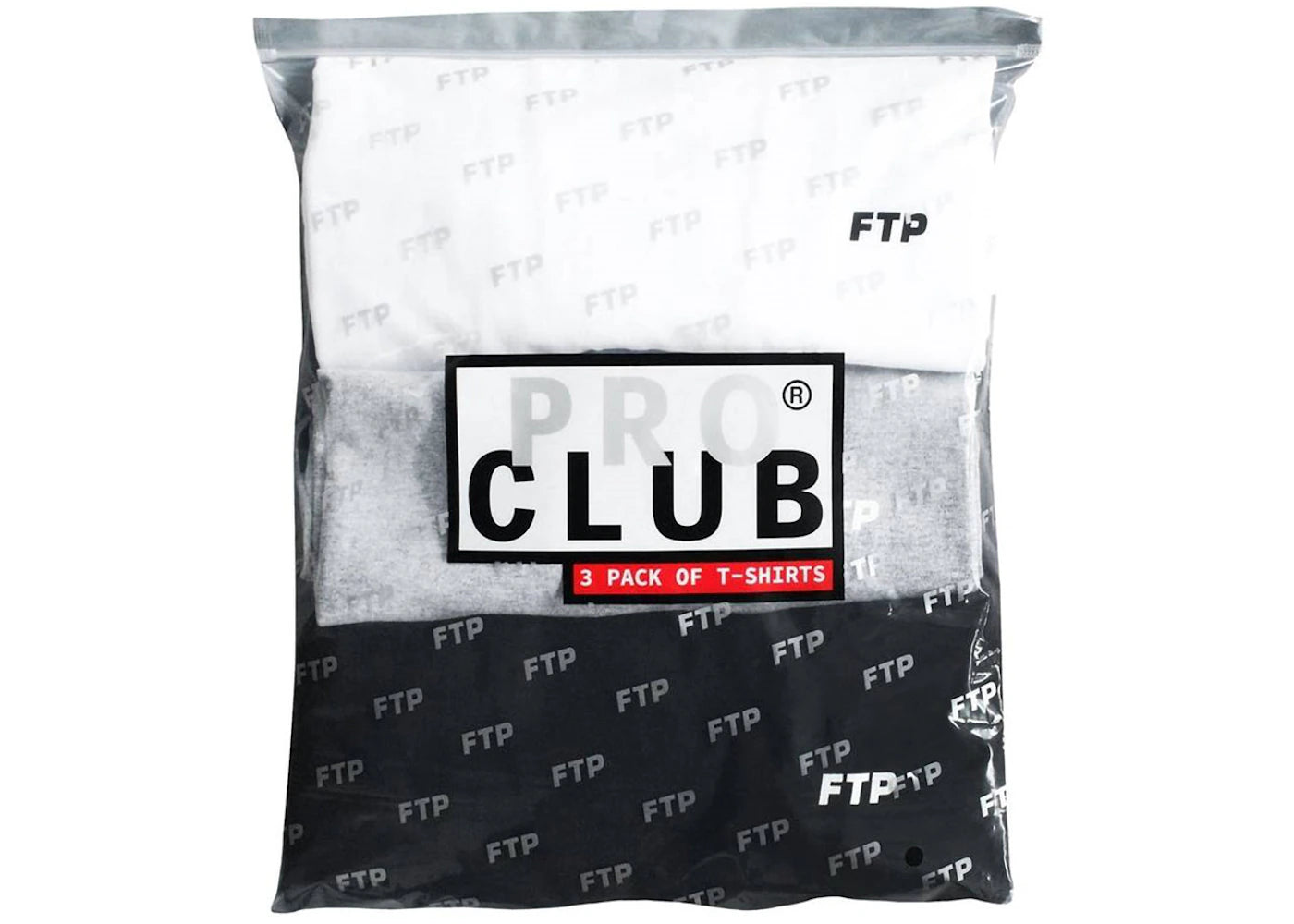 FTP Pro Club Tee (3 Pack) Multicolor - vue secondaire B
