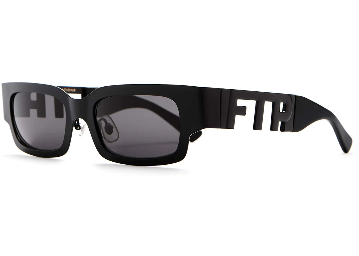 FTP x Crap Eyewear The FTP Steel Sunglasses Matte Black - vue 360