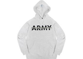 FTP x FUCT Army Pullover Heather Grey - vue 360