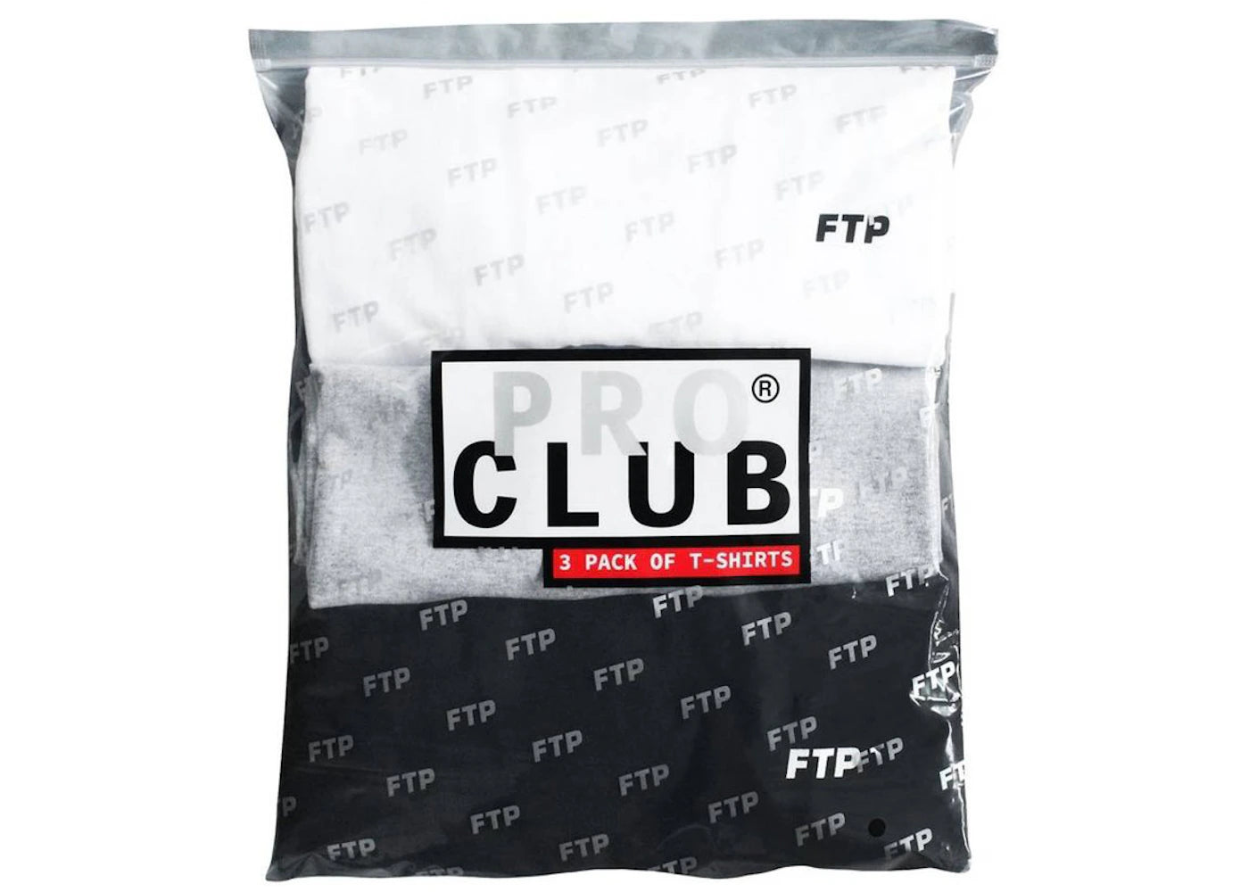 FTP x Pro Club Tee (3 Pack) Multi - vue secondaire A