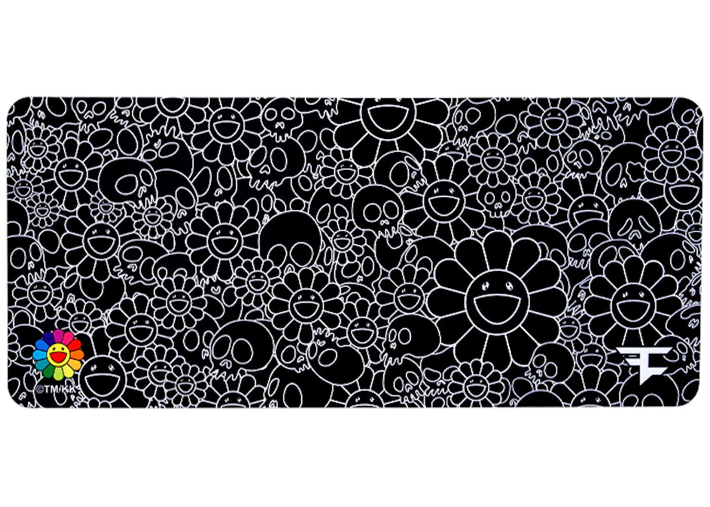 Takashi Murakami x FaZe Clan Mousepad Black - vue secondaire A