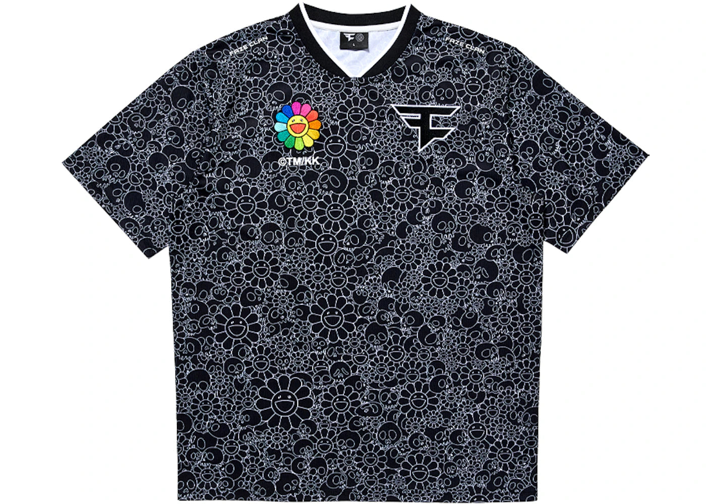 FaZe Clan x Takashi Murakami Jersey Black - vue secondaire A