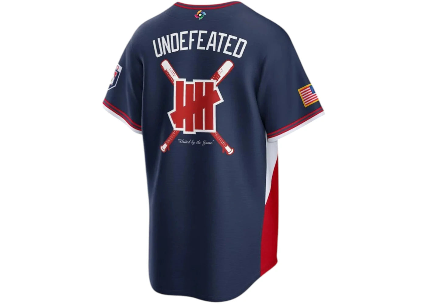 Fanatics x World Baseball Classic x Undefeated USA Jersey Navy - vue secondaire B
