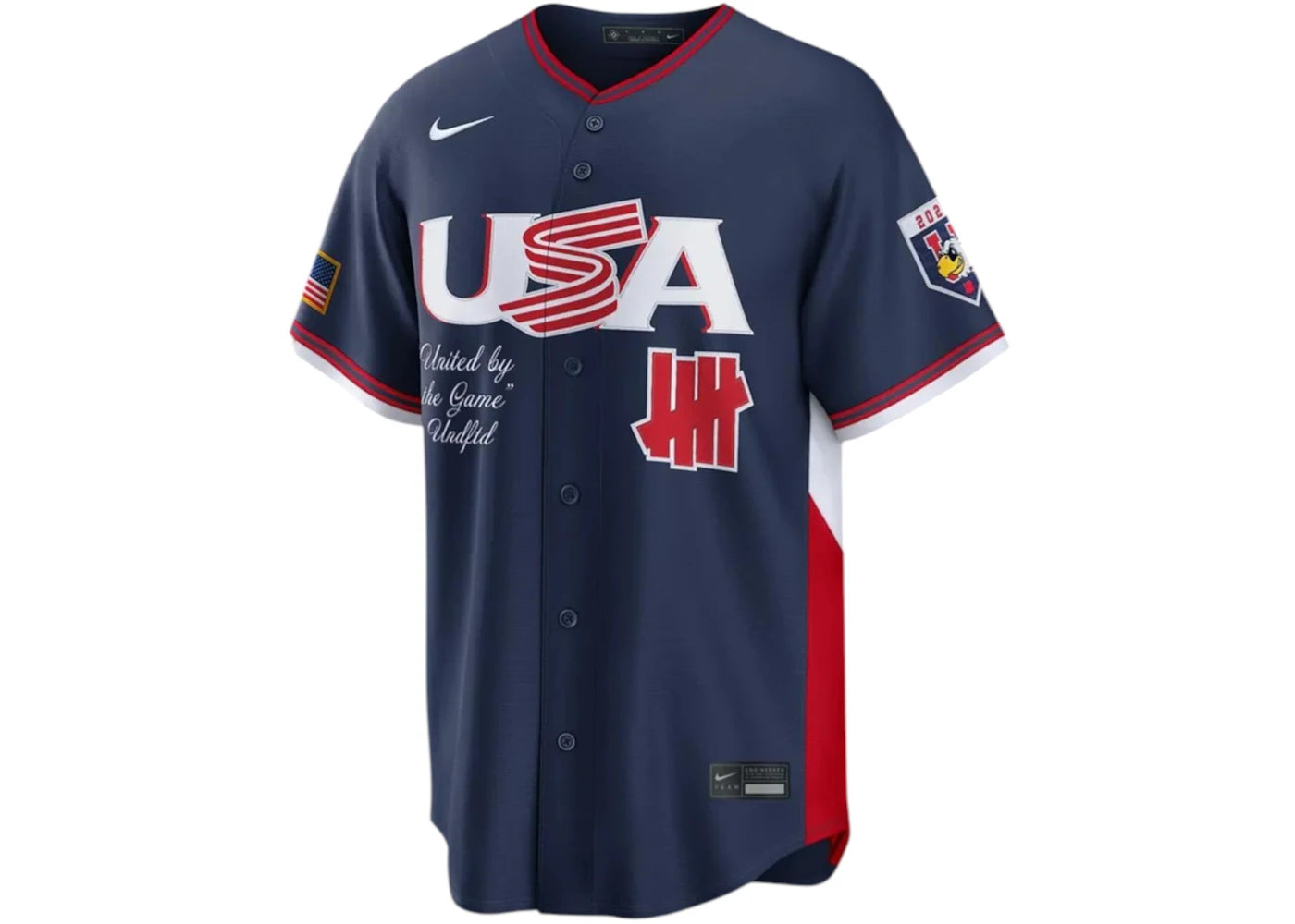 Fanatics x World Baseball Classic x Undefeated USA Jersey Navy - vue secondaire A
