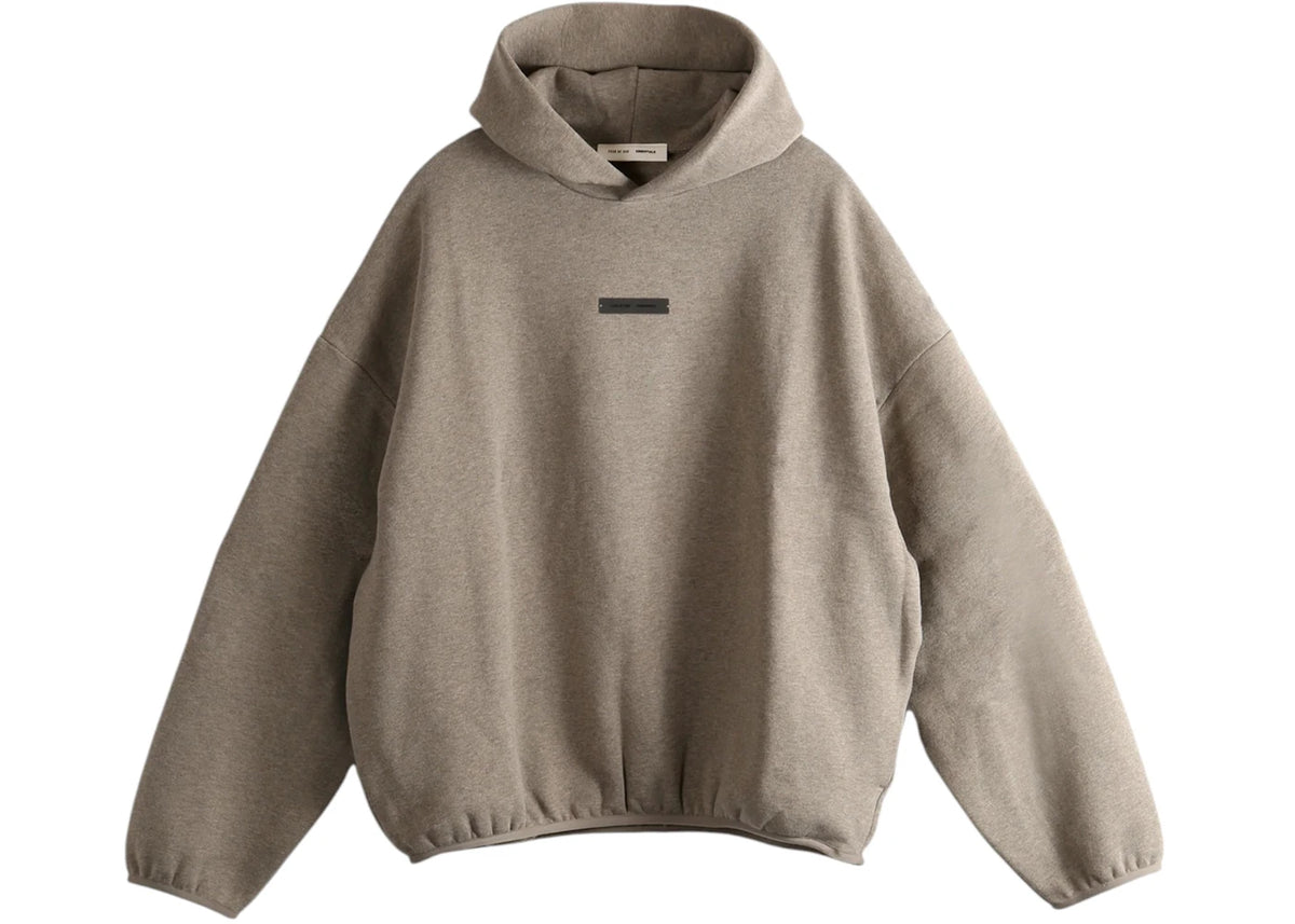Fear of God Essentials Modern Fit Fleece Hoodie Homestead Heather - vue secondaire A