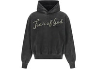 Fear of God 26 Classic Fit Half Raglan Hoodie Off Black