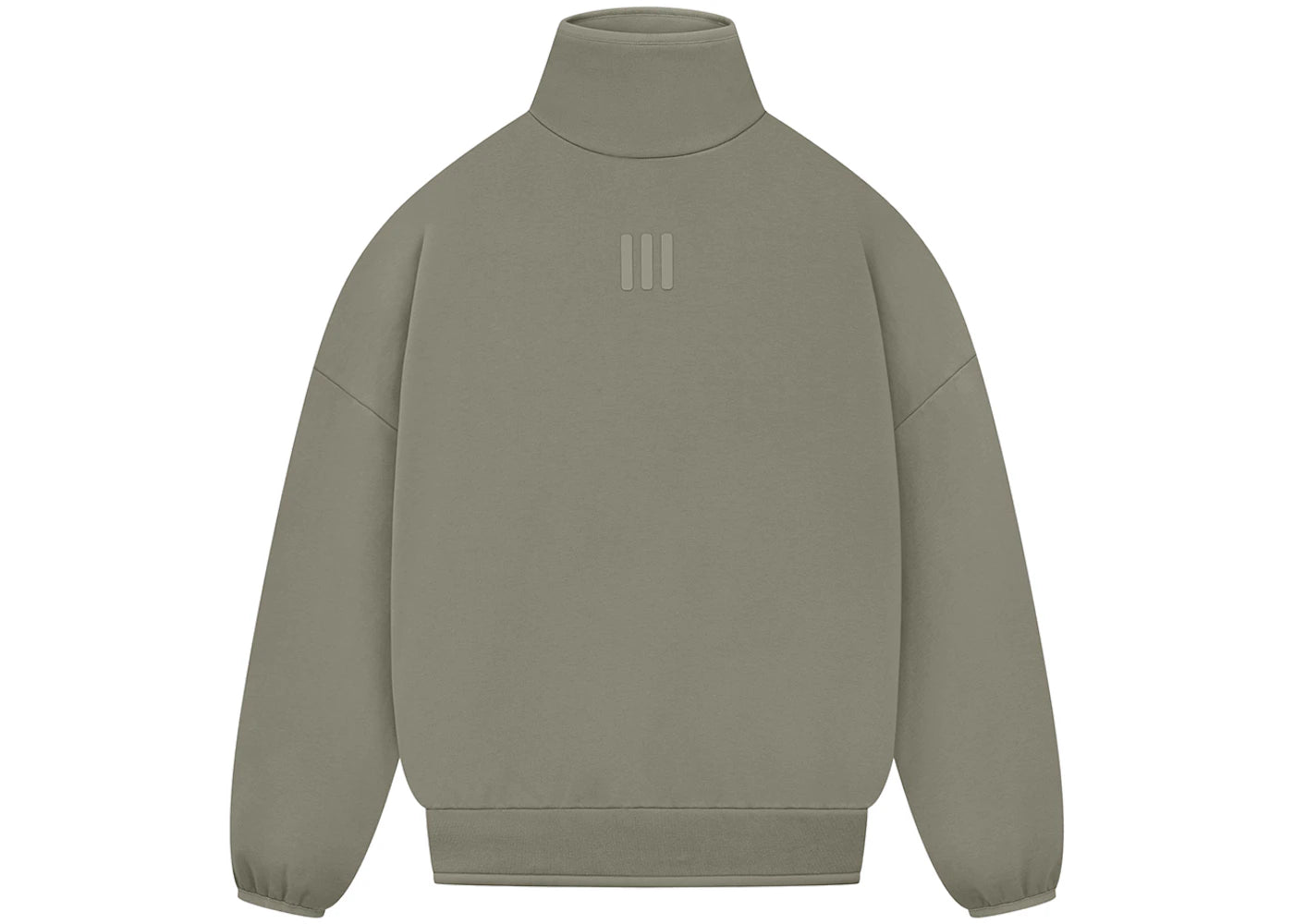 Fear of God Athletics Heavy Fleece Mockneck Clay - vue 360