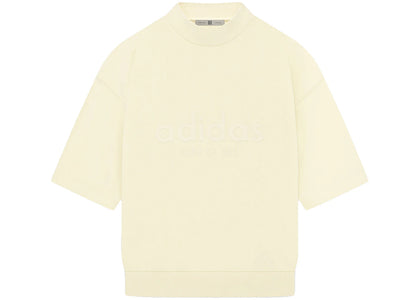 Fear of God Athletics Heavy Jersey 3/4 Mock Tee Pale Yellow - authentic Fear of God apparel